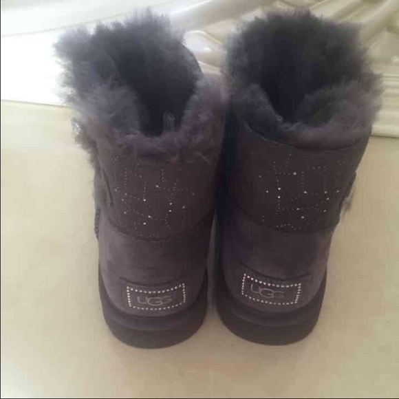 Ugg Swarovski boots grey 9 - Picture 3 of 3