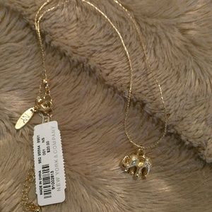 New York and Co Gold Elephant Necklace