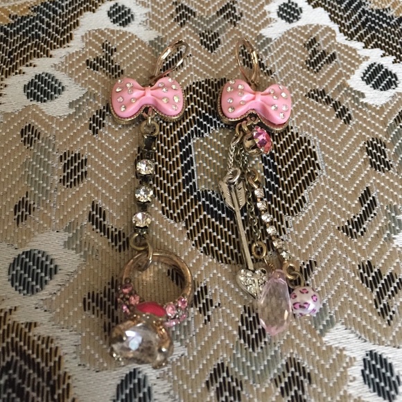 Betsey Johnson dangle earrings