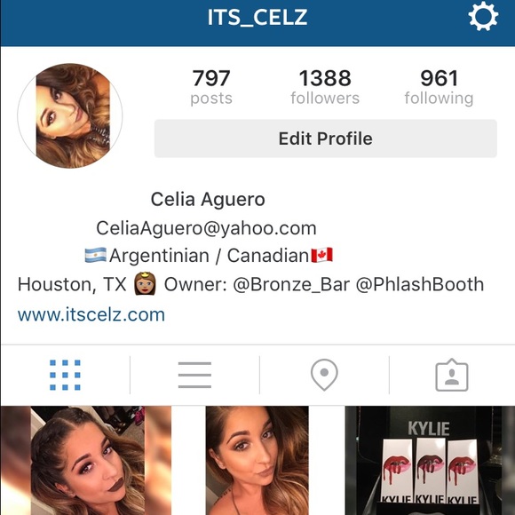 Follow me on IG @its_Celz