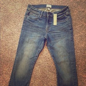 J. Crew Petite Toothpick Selvedged Jeans