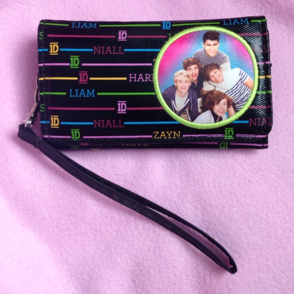 One Direction wallet/change purse rainbow