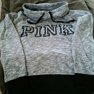 VS Pink cowl neck sweatshirt size M