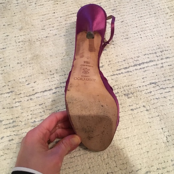 Jimmy Choo Magenta Heels - Picture 4 of 4