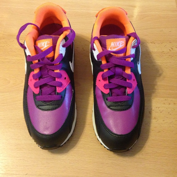 Purple/ orange nike air max
