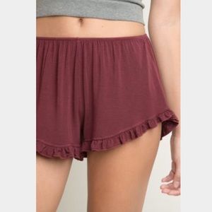 Brandy red vodi shorts 🎉