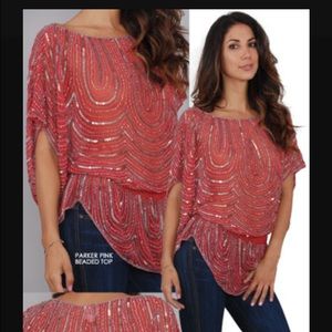 Parker sequin top size small