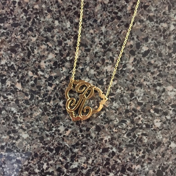 RARE C. Wonder "R" Initial Necklace
