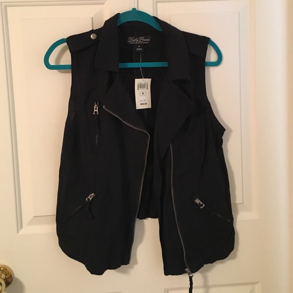 Lucky Brand black vest