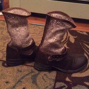 Free People Crochet Boots