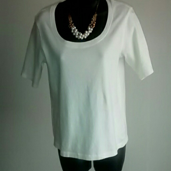 Chico's Tops Chicos White Tee Shirt Poshmark