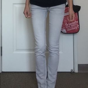 PacSun Jeans - Skinny white denim jeans PacSun Jeans - Skinny white denim jeans