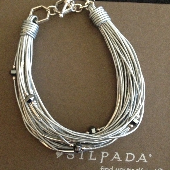 Silpada retired shades of gray b2143