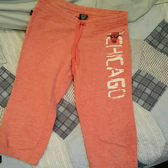 Red bulls crop sweat pants