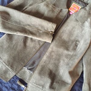 Isaac Mizrahi leather jacket