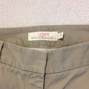 Jcrew khaki pants size 0