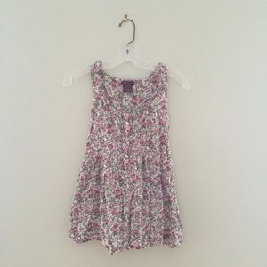 Floral baby doll tank