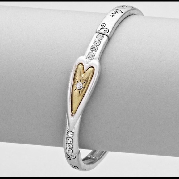 LAST 1 -BEAUTIFUL FAITH HOPE LOVE HEART BRACELET ✨ - Picture 4 of 4