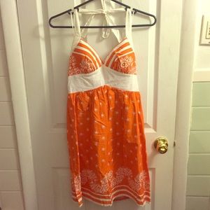 Halter top sun dress