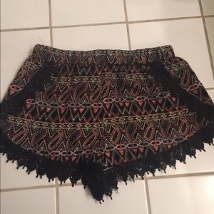 High waisted shorts