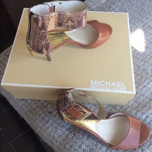 Michael Kors Guiliana Open Toe Heel