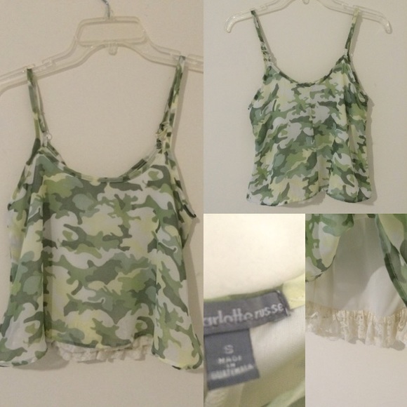 Ruffled crop top