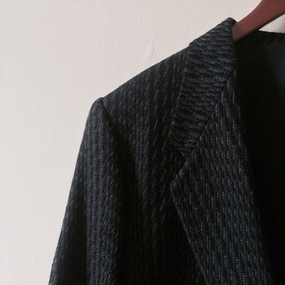 Giorgio Armani men's tweed blazer.