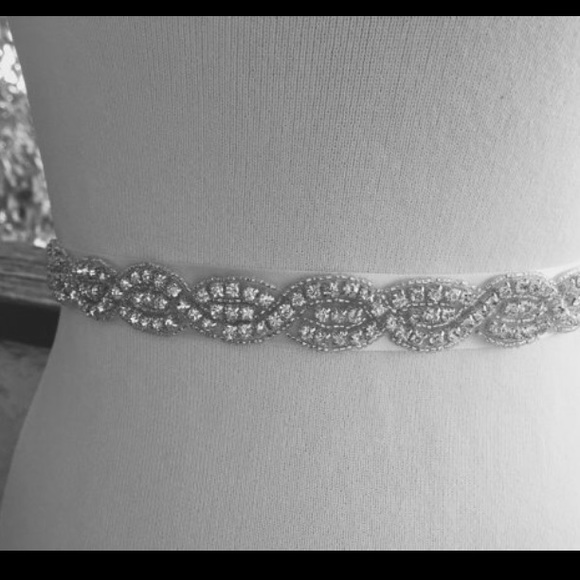 Rhinestone Bridal Sash,Wedding Sash