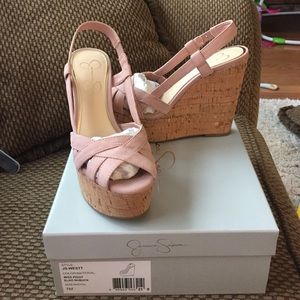 Jessica Simpson platform wedges