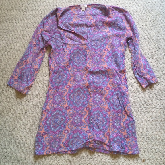J Crew Paisley Tunic - Picture 1 of 3