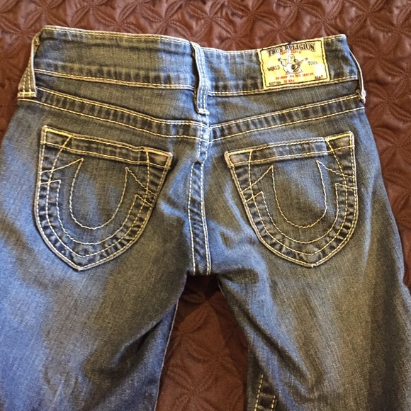 True Religion Size 25 Skinny Jean. Inseam 33 1/2