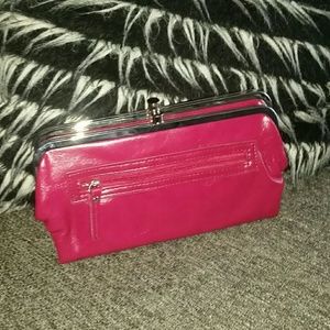 Little purple clutch.