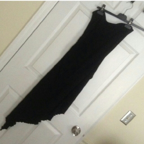 Bebe hi low strapless dress