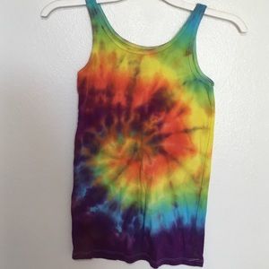 Tye-dyed tank top