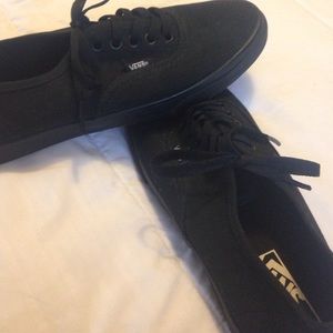 Black on black VANS