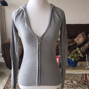 {guess} zip-up cardigan