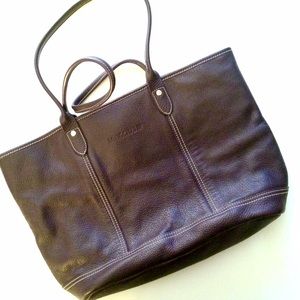 Longchamp leather tote