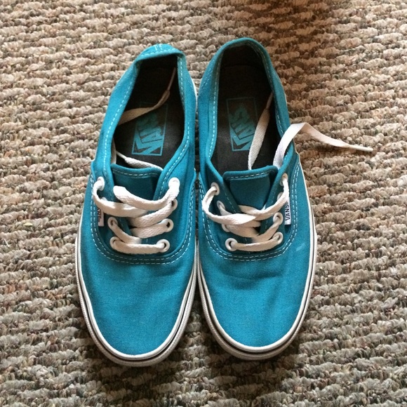 Turquoise vans