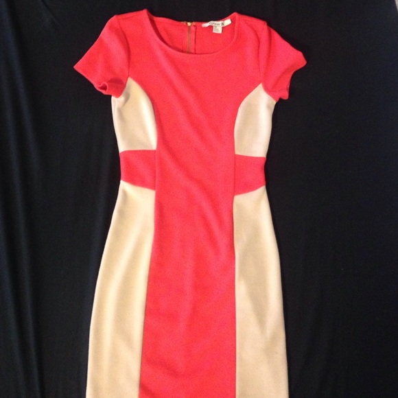 Forever 21 pink and tan dress size S