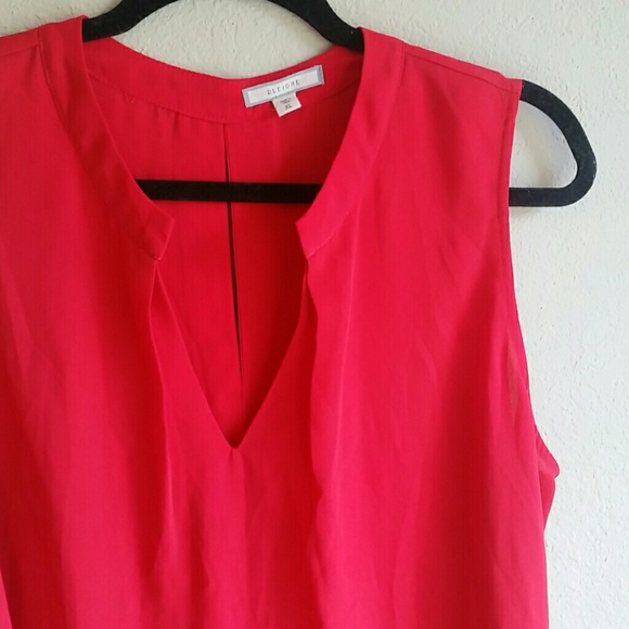 ❌SOLD Red Chiffon Tank