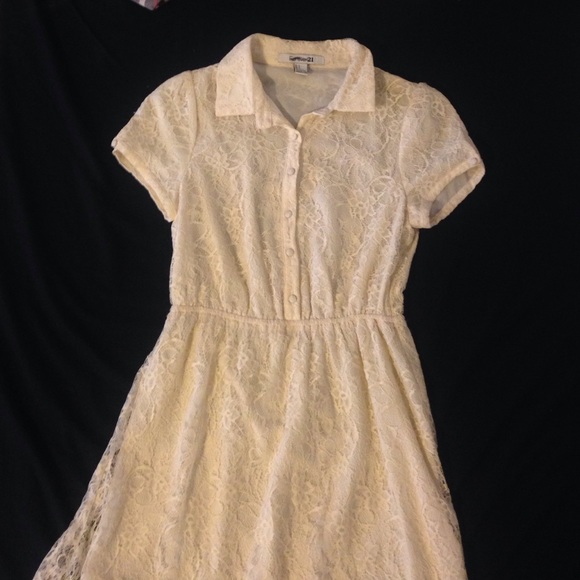 Forever 21 white lace dress