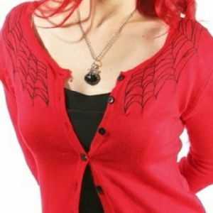 Collectif spider web sweater
