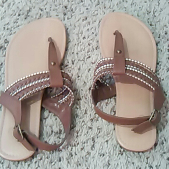 Brown strap sandals