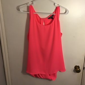 Neon pink Express tank