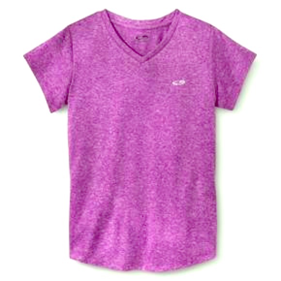 Large Girls Purple Champion WorkOut Top