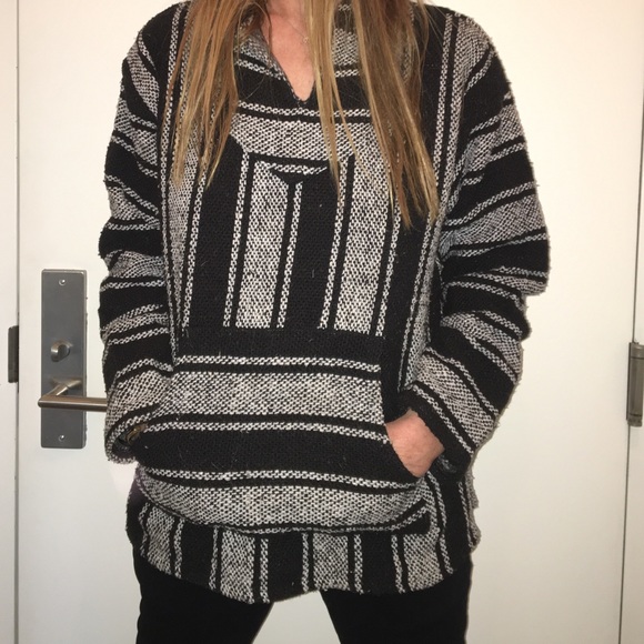 Baja hoodie with pockets and hoodie