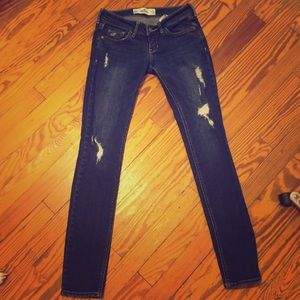 Hollister Skinny Ripped Jeans
