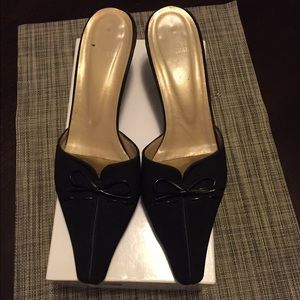 Stuart Weitzman Black Slide/Heel