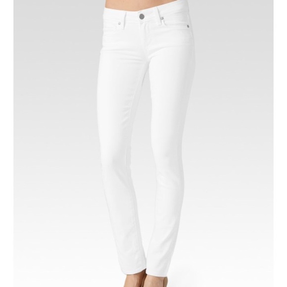 Paige Denim White Skinny Jeans - Size 29
