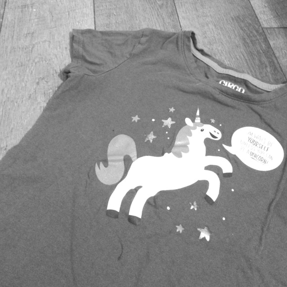 Girls Large Unicorn Top